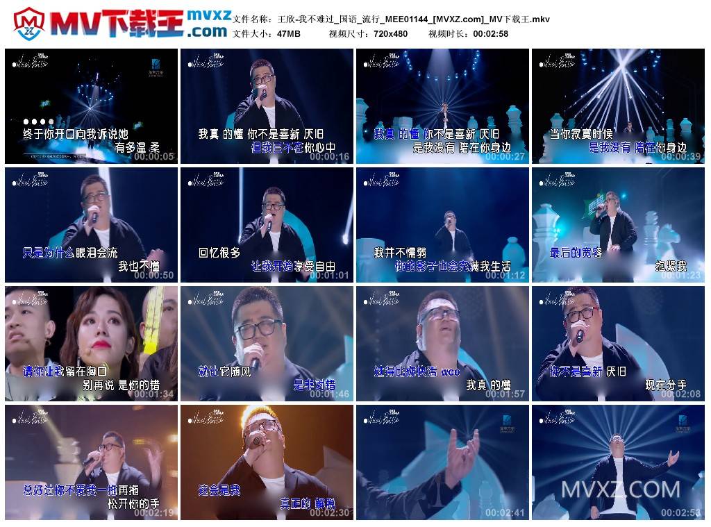 王欣-我不难过_国语_流行_MEE01144